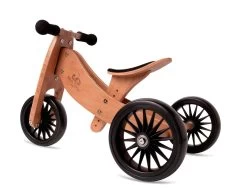 Kinderfeets Tiny Tot PLUS 2 In 1 Tricycle & Balance Bike | BAMBOO