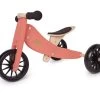 Kinderfeets Tiny Tot 2 In 1 Tricycle & Balance Bike | CORAL 2 Kinderfeets Tiny Tot 2 In 1 Tricycle & Balance Bike | CORAL -Trendy Toy Store TT03621