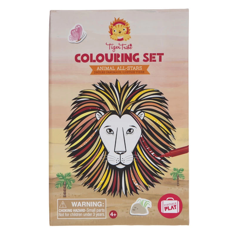 Tiger Tribe Colouring Set - Animal All Stars 3 Tiger Tribe Colouring Set - Animal All Stars