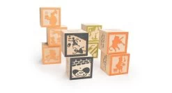 Uncle Goose Nursery Rhyme Blocks - 9 Pce Wooden Block Set