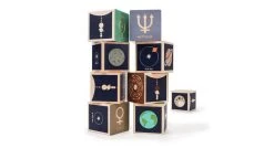 Uncle Goose Planet Blocks - 9 Pce Wooden Block Set