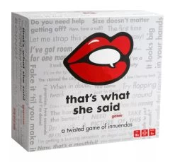 That's What She Said Game