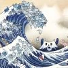 Exploding Kittens Puzzle The Great Wave Off Cat-A-Gawa 1,000 Pieces -Trendy Toy Store VR93843